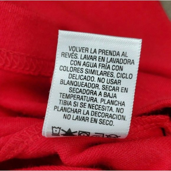 Wish For Joy Red Christmas Tree Logo Long Sleeve Women Top Glitter Tree Shirt - Picture 12 of 12